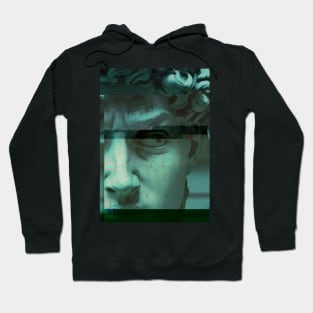 Holographic greek vaporwave statue Hoodie